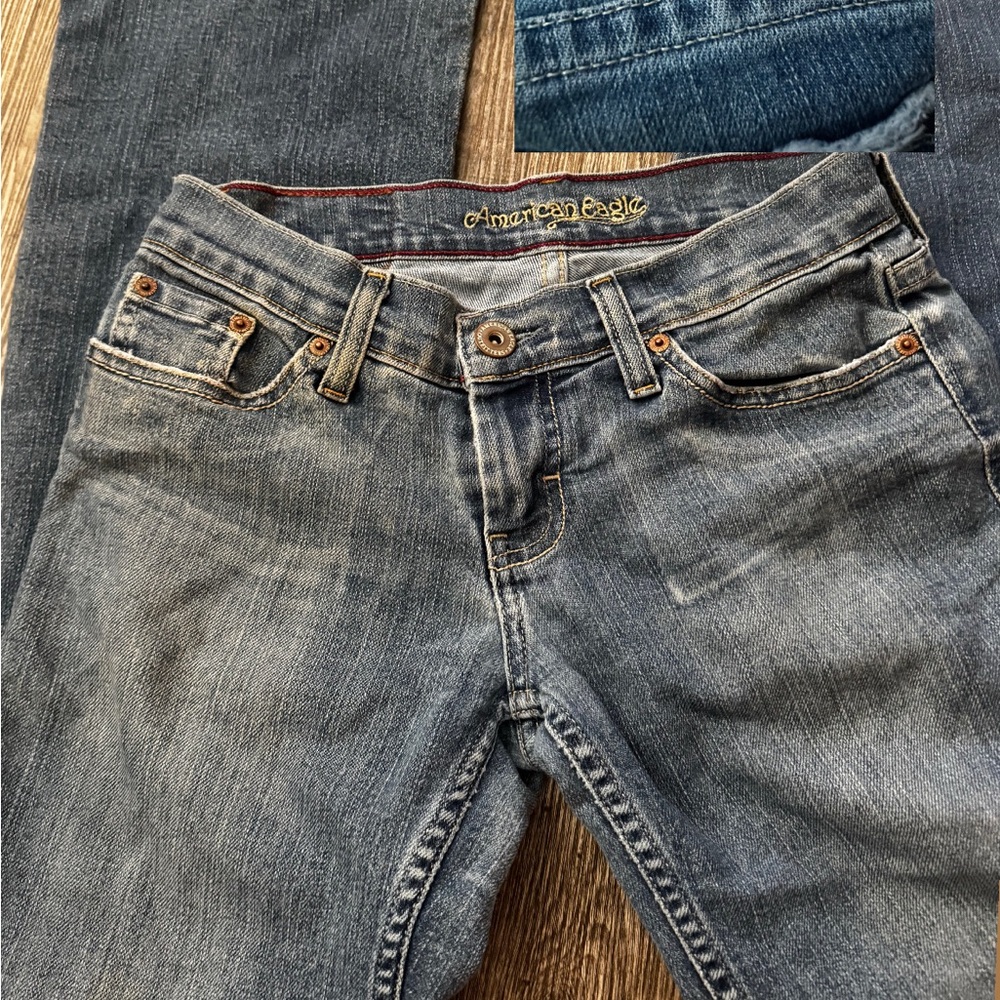 American Eagle Outfitters Denim with Brown Label